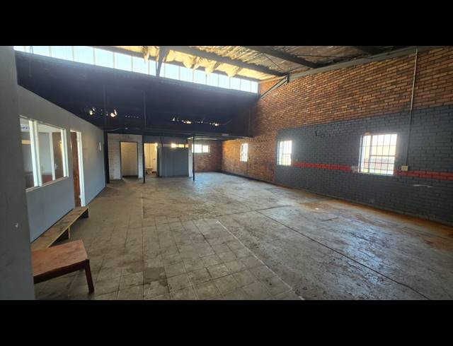 190M² WORKSHOP TO LET IN EMPANGENI RAIL